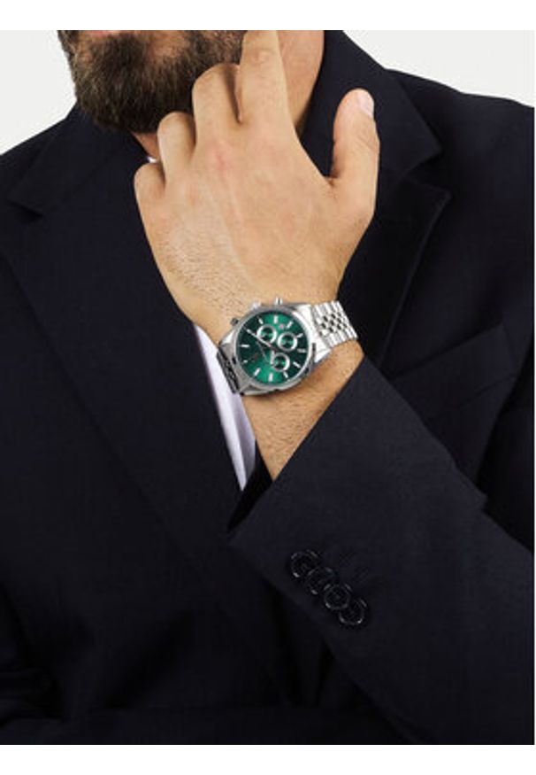 Maserati Zegarek Attrazione R8853151023 Srebrny. Kolor: srebrny