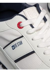 Big-Star - Sneakersy męskie białe RR174291 101. Okazja: na co dzień. Kolor: biały. Materiał: jeans, materiał #7