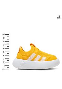 Adidas - adidas Sneakersy Bubblecomfy JR5040 Żółty. Kolor: żółty. Materiał: materiał