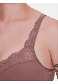 Sloggi Biustonosz bezfiszbinowy Romance 10031898 Brązowy. Kolor: brązowy. Materiał: bawełna, syntetyk #5