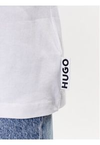 Hugo T-Shirt 50486320 Biały Regular Fit. Kolor: biały