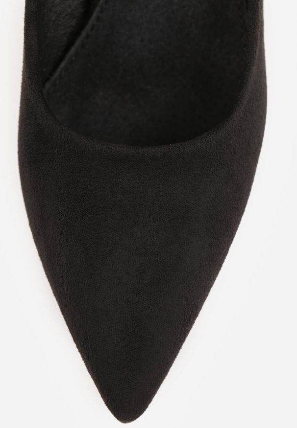 Born2be - Czarne Szpilki Vices ze Skórzaną Wkładką Afurriva. Okazja: na co dzień. Kolor: czarny. Materiał: skóra. Obcas: na szpilce. Styl: elegancki, casual