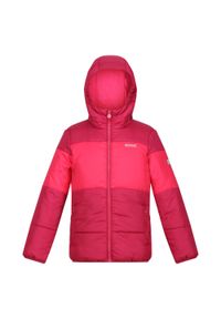 Regatta - Kurtka Dziecięca Lofthouse VII Terrain Print Padded Jacket. Kolor: różowy. Materiał: puch. Wzór: nadruk. Styl: sportowy