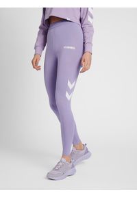 Damskie wysokie legginsy Hummel Legacy. Kolor: wielokolorowy, różowy, fioletowy