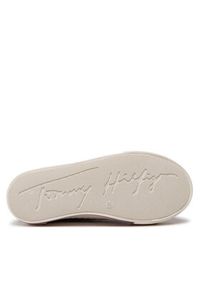 TOMMY HILFIGER - Tommy Hilfiger Trampki Low Cut Lace-Up Sneaker T3A9-32287-1355 m Czarny. Kolor: czarny. Materiał: skóra #6