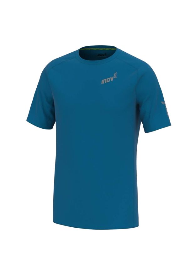 Inov-8 Base Elite SS Tee, męski t-shirt. Kolor: niebieski