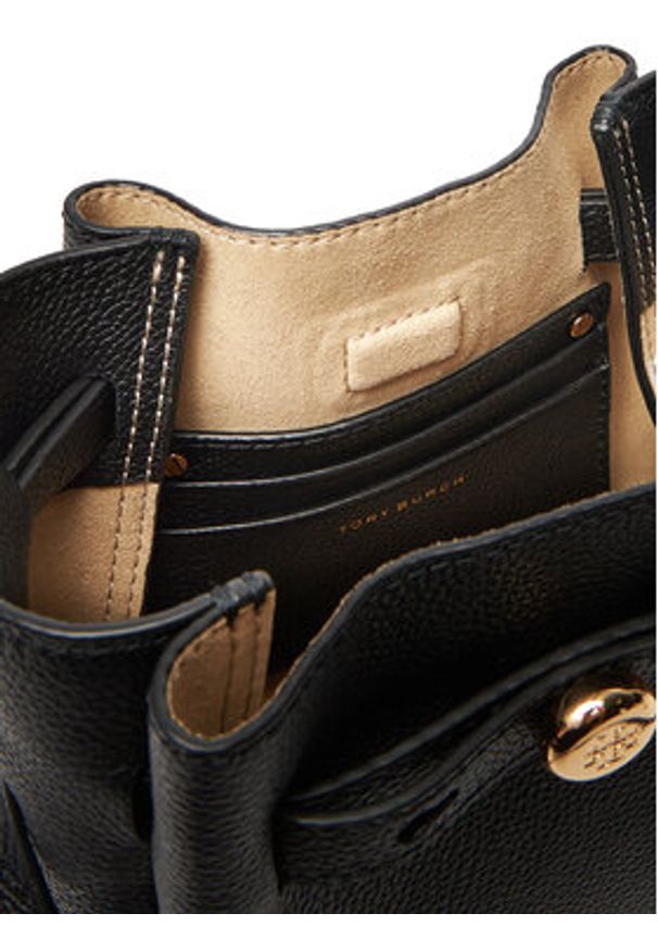 Tory Burch Torebka Romy Small 171002 Czarny. Kolor: czarny. Materiał: skórzane