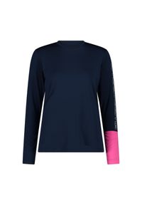 Koszulka damska rowerowe CMP 34N6936. Kolor: niebieski. Długość rękawa: długi rękaw #1