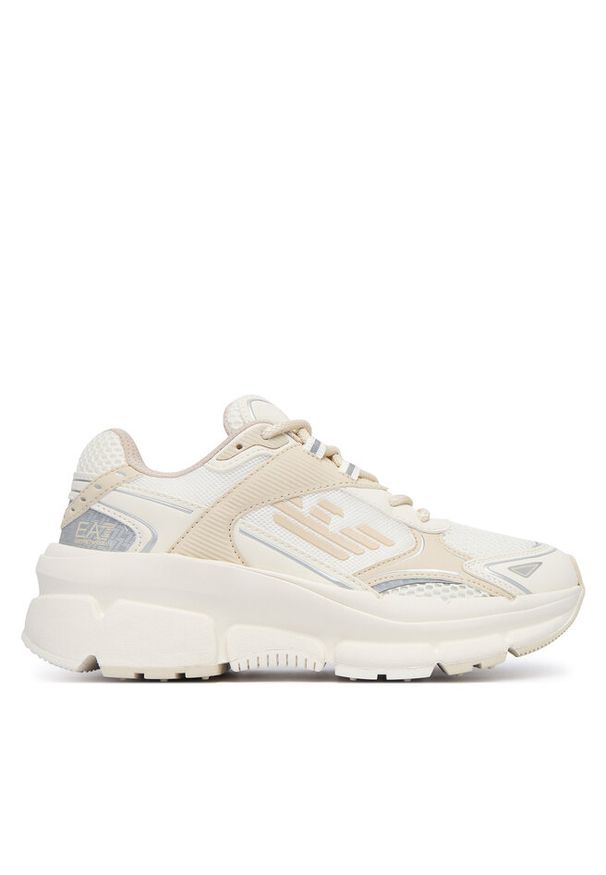 Sneakersy EA7 Emporio Armani. Kolor: beżowy