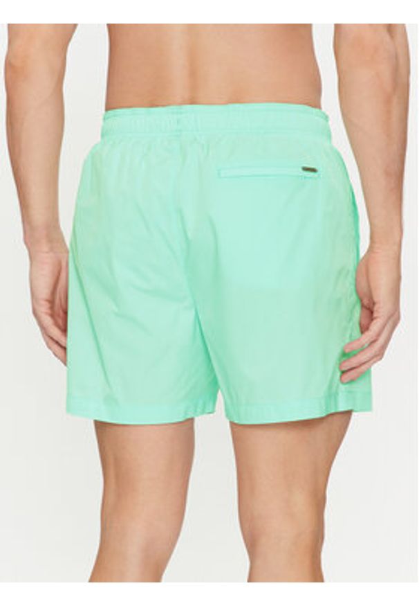 Calvin Klein Swimwear Szorty kąpielowe KM0KM00939 Niebieski Regular Fit. Kolor: niebieski. Materiał: syntetyk