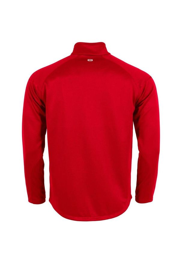 STANNO - Dziecięca bluza dresowa z zamkiem błyskawicznym Stanno First. Kolor: wielokolorowy, biały, czerwony. Materiał: dresówka