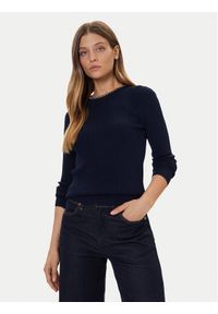 MICHAEL Michael Kors Sweter MF561CJ33D Granatowy Slim Fit. Kolor: niebieski. Materiał: wiskoza