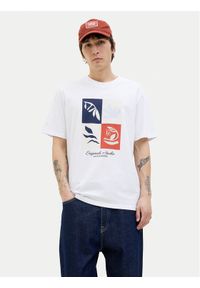 Jack & Jones - Jack&Jones T-Shirt Canggu 12277220 Biały Regular Fit. Kolor: biały. Materiał: bawełna