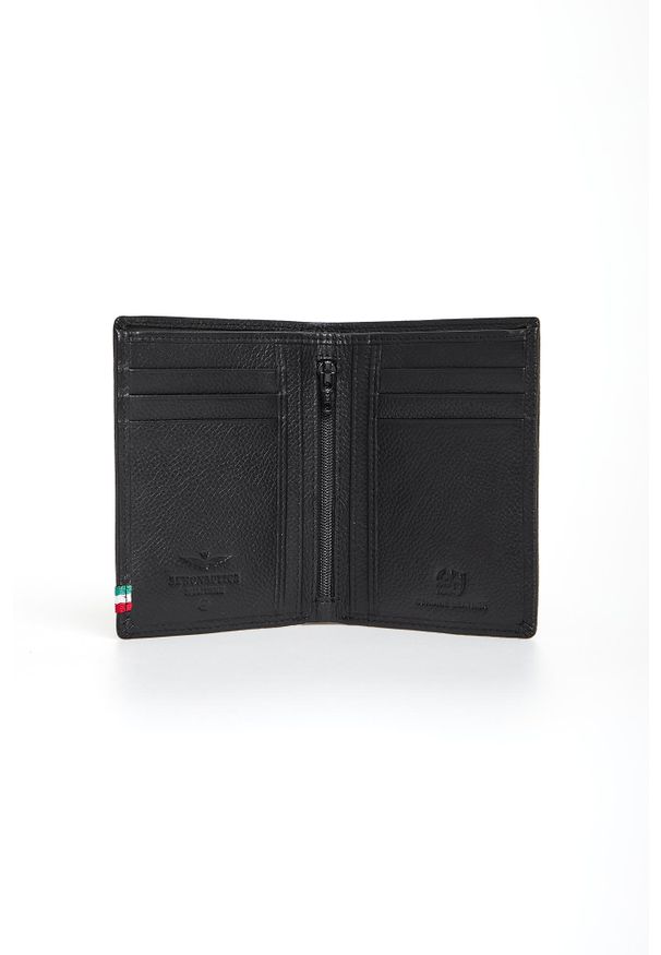 Aeronautica Militare - Portfel męski skórzany AERONAUTICA MILITARE. Materiał: skóra