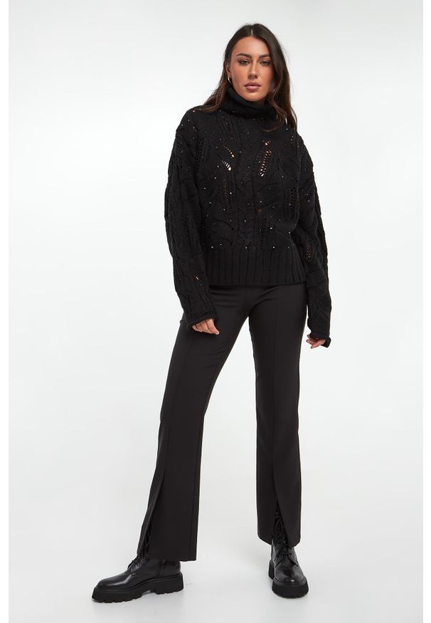 Liu Jo - Golf damski z wełną LIU JO. Typ kołnierza: golf. Materiał: wełna