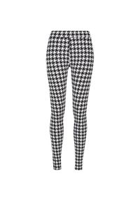 Urban Classics - Damskie Miękkie Legginsy W Pepitkę. Kolor: czarny. Sport: turystyka piesza