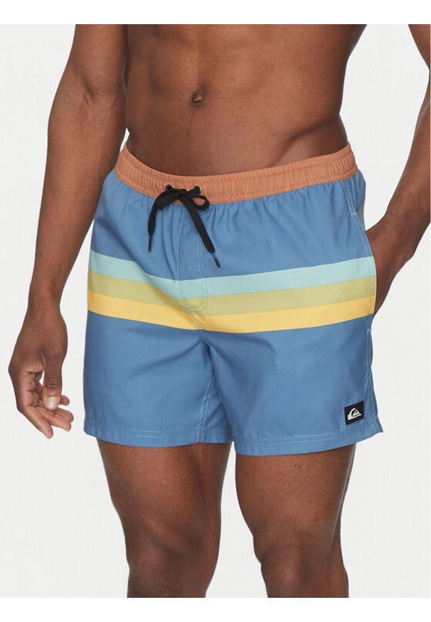 Quiksilver Szorty kąpielowe EQYJV04121 Niebieski Regular Fit. Kolor: niebieski. Materiał: syntetyk