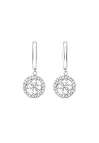 Guess Kolczyki JUBE02 135JW Srebrny. Materiał: metalowe. Kolor: srebrny #2