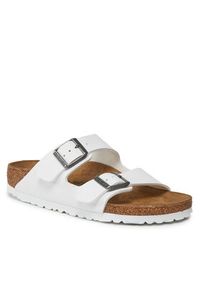 Birkenstock Klapki Arizona Birko-Flor 552683 Biały. Kolor: biały. Materiał: skóra