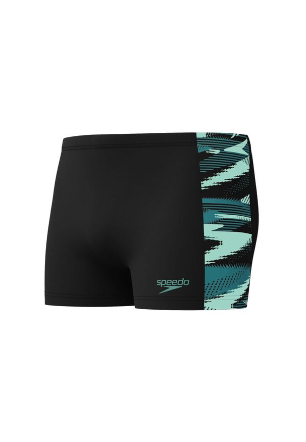 Szorty kąpielowe Speedo Eco+ H-Boom Panel. Kolor: czarny, wielokolorowy, zielony