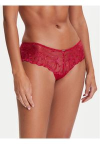 Chantelle Bokserki Fleurs C12M40 Czerwony. Kolor: czerwony. Materiał: syntetyk