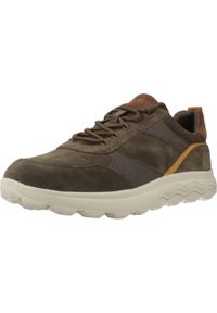 Geox - Kapcie GEOX U SPHERICA Zielony. Kolor: zielony. Materiał: syntetyk, tkanina, skóra