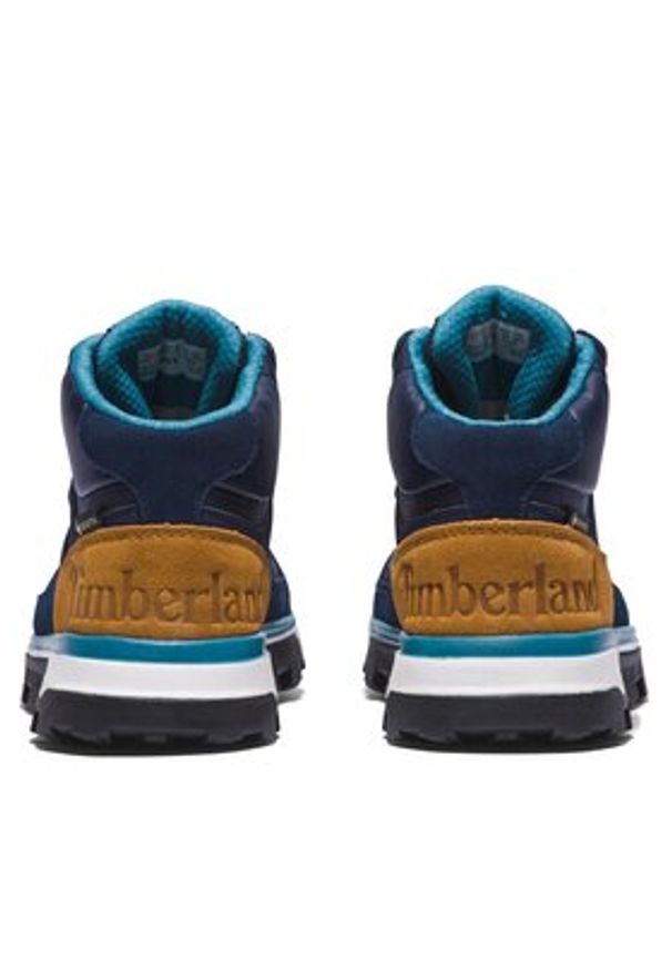 Timberland Trzewiki Trail Trekker Mid Gtx GORE-TEX TB0A67H40191 Granatowy. Kolor: niebieski. Materiał: zamsz, skóra
