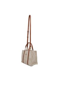 TOMMY HILFIGER - Tommy Hilfiger Torebka Th Premium Beach Le Mini Tote AW0AW17208 Beżowy. Kolor: beżowy #3
