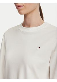 TOMMY HILFIGER - Tommy Hilfiger Bluzka WW0WW51740 Biały Relaxed Fit. Kolor: biały. Materiał: bawełna #3