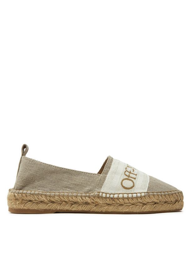 OFF-WHITE - Off-White Espadryle OWIB014S23FAB0016161 Beżowy. Kolor: beżowy. Materiał: materiał