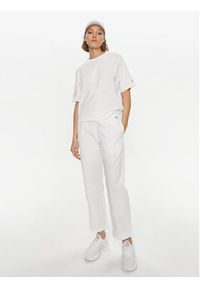 Champion T-Shirt 117351 Biały Relaxed Fit. Kolor: biały. Materiał: bawełna