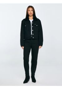 Big-Star - Jeansy damskie mom jeans czarne Silla 936. Okazja: na co dzień. Stan: podwyższony. Kolor: czarny. Sezon: lato. Styl: casual, elegancki #5