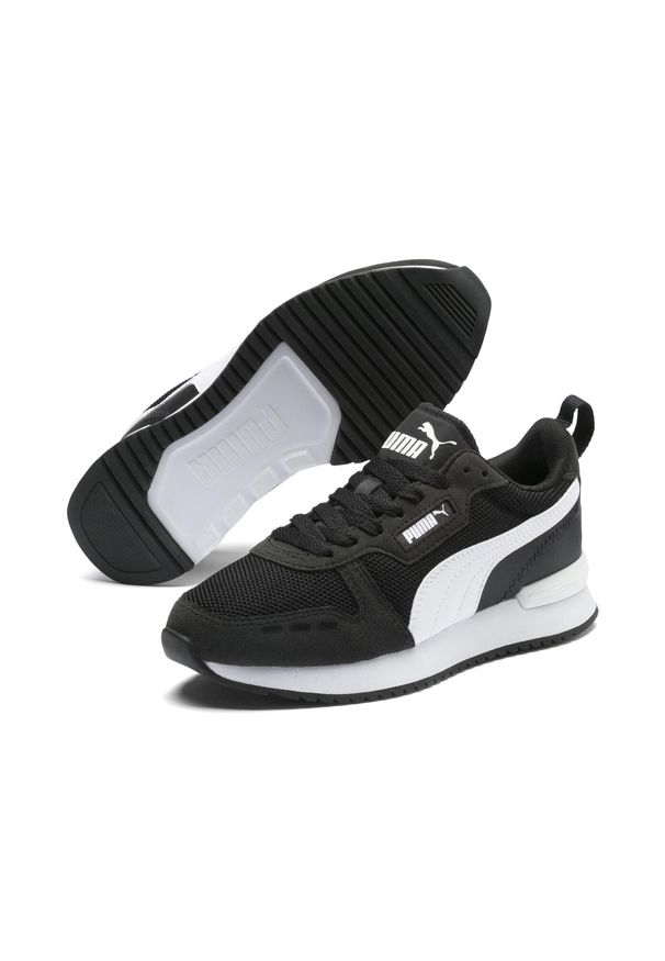 Buty do chodzenia dla dzieci Puma R78 JR. Kolor: czarny, biały, wielokolorowy. Sport: turystyka piesza