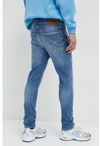 Tommy Jeans jeansy Simon męskie. Kolor: niebieski #4