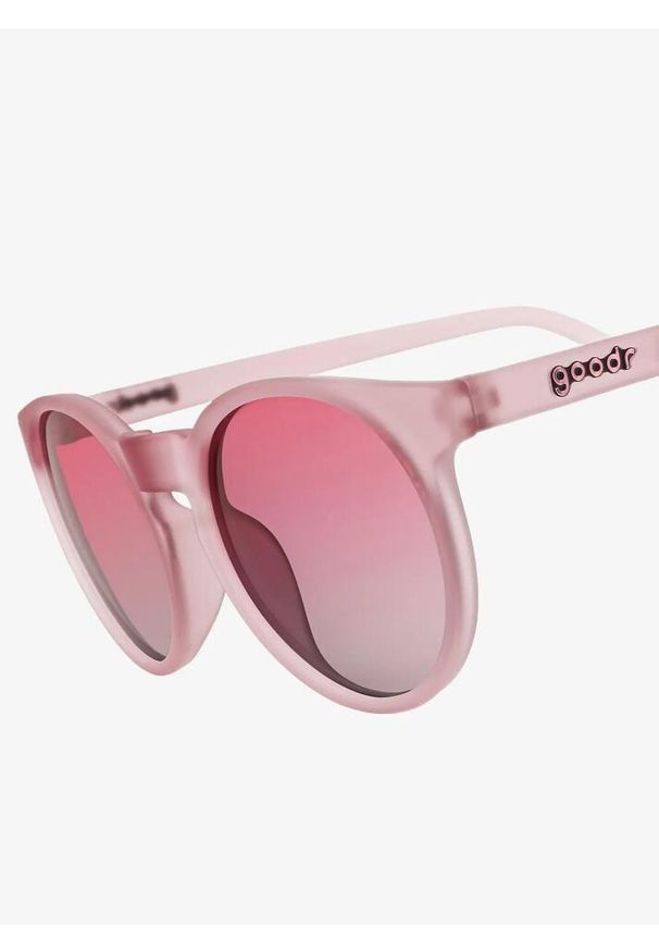 GOODR - Okulary polaryzacyjne goodr Circle G - mauve mood board. Kolor: różowy. Sport: turystyka piesza