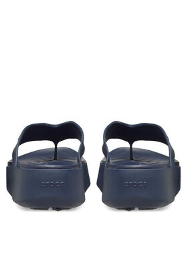 Crocs Japonki Getaway Platform Flip 209410 Granatowy. Kolor: niebieski. Obcas: na platformie