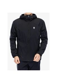 Kurtka softshell męska Black Diamond Alpine Start Insulated Hoody. Kolor: czarny. Materiał: softshell