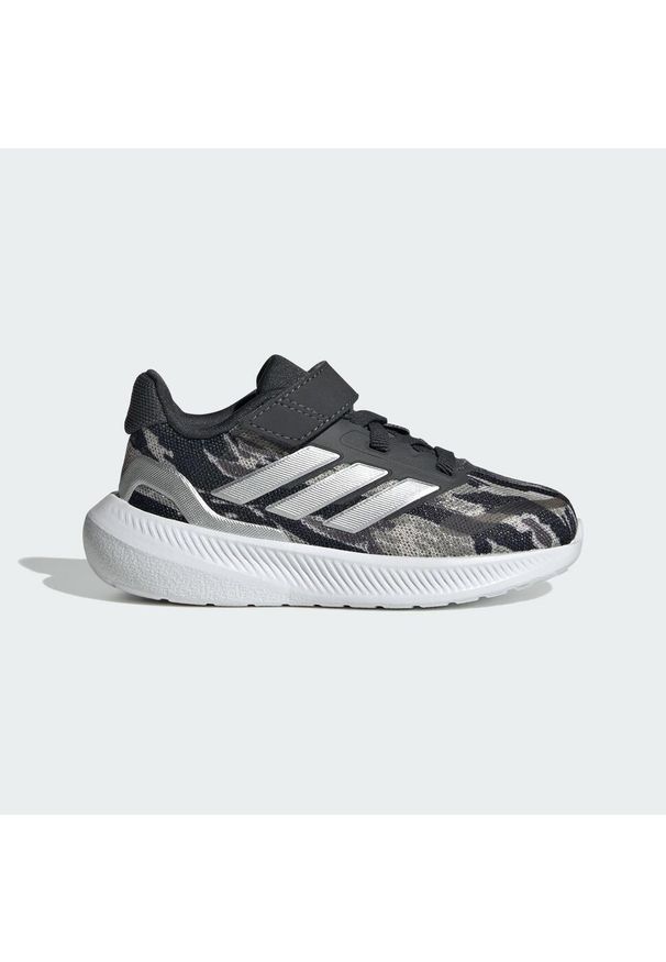 Adidas - Buty RunFalcon 5 Kids. Kolor: szary. Sport: bieganie