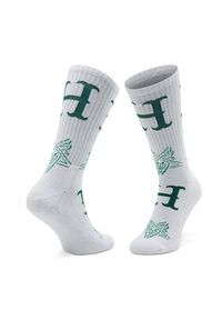 HUF Skarpety wysokie unisex Duality Sock SK00723 Biały. Kolor: biały. Materiał: materiał