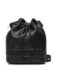 Patrizia Pepe Torebka 2B0126/L113 Czarny. Kolor: czarny. Materiał: skórzane #1