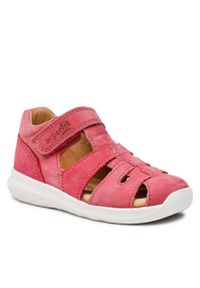 Sandały Superfit 1-000392-5500 S Pink. Kolor: różowy. Materiał: skóra, nubuk