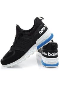 Buty treningowe New Balance MS574PCB czarne. Nosek buta: okrągły. Zapięcie: sznurówki. Kolor: czarny. Materiał: syntetyk. Model: New Balance 574. Sport: fitness #9