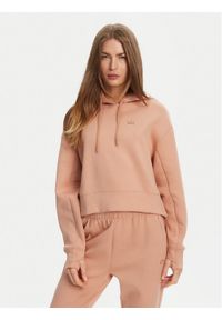 Lacoste Bluza SF0281 Pomarańczowy Loose Fit. Kolor: pomarańczowy. Materiał: bawełna