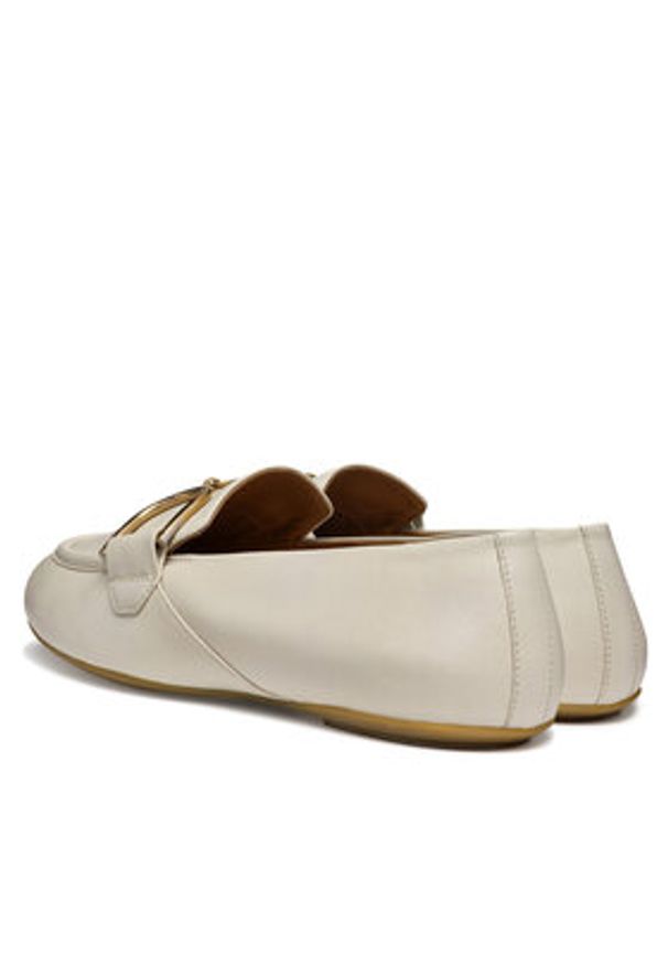 Geox Loafersy D Palmaria D45MUJ 000TU C1122 Beżowy. Kolor: beżowy. Materiał: skóra