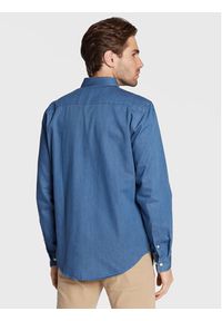 Casual Friday Koszula jeansowa Anton 20504136 Niebieski Regular Fit. Okazja: na co dzień. Kolor: niebieski. Materiał: jeans. Styl: casual #5