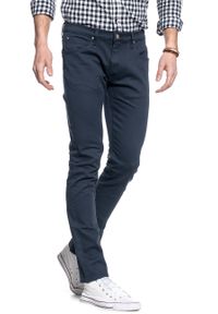 Lee - LEE LUKE MĘSKIE SPODNIE JEANSOWE DARK MARINE L719LE37. Styl: marine