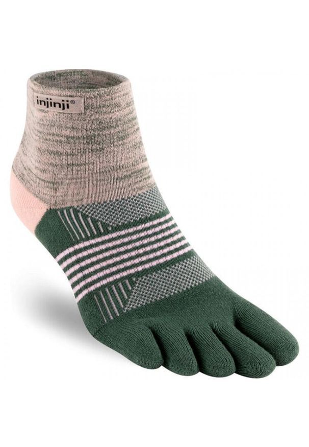 Skarpetki damskie Injinji Trail Midweight. Kolor: szary. Sport: bieganie
