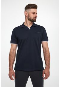 Karl Lagerfeld - Polo męskie z logo KARL LAGERFELD. Typ kołnierza: polo