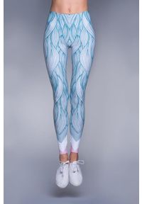 Legginsy sportowe damskie DEEP TRIP Spirulina. Kolor: zielony