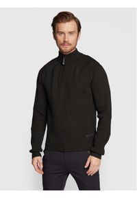 North Sails Sweter 451015 Czarny Regular Fit. Kolor: czarny. Materiał: syntetyk #1